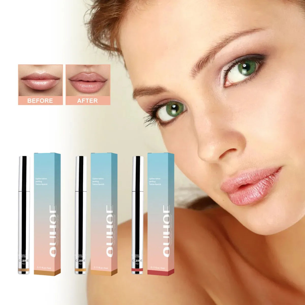 Peel-Off Lip Liner – Long-Lasting Plump Color