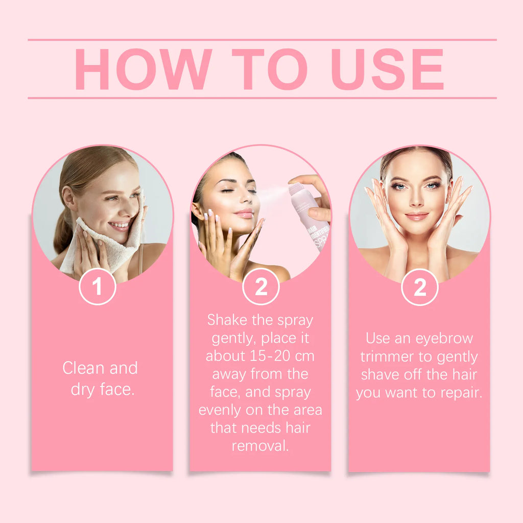 Jaysuing Gentle Facial Hair Removal & Cleansing Spray