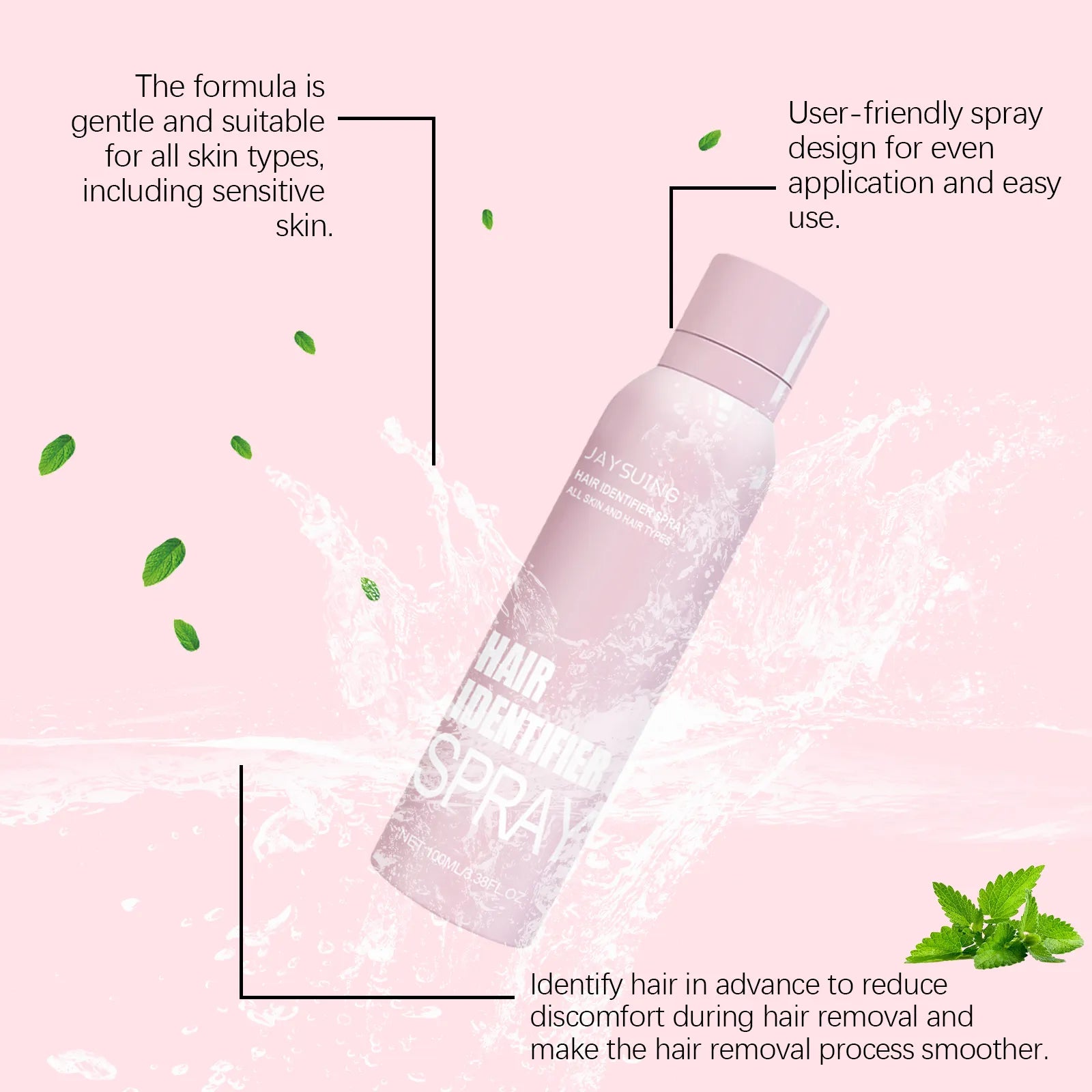 Jaysuing Gentle Facial Hair Removal & Cleansing Spray