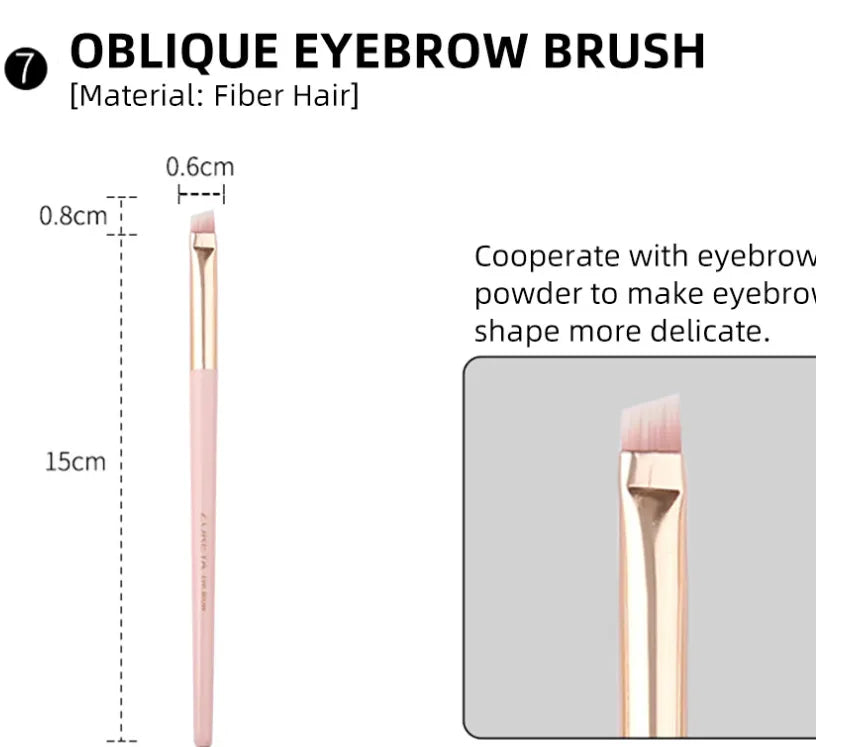 12-Piece Makeup Brush Set – Soft Bristle Beauty Kit