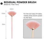 12-Piece Makeup Brush Set – Soft Bristle Beauty Kit