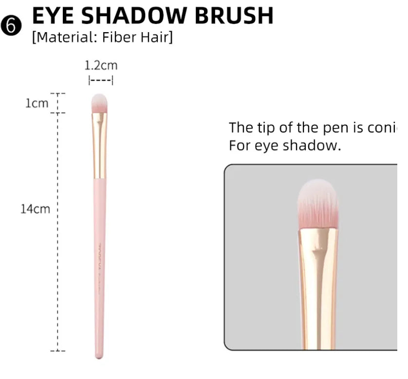12-Piece Makeup Brush Set – Soft Bristle Beauty Kit