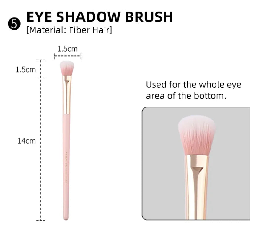 12-Piece Makeup Brush Set – Soft Bristle Beauty Kit