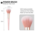 12-Piece Makeup Brush Set – Soft Bristle Beauty Kit