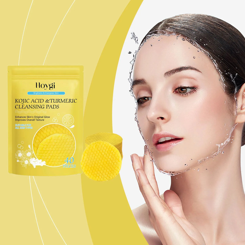 Turmeric Cleansing Pads – Gentle Exfoliating & Pore Care